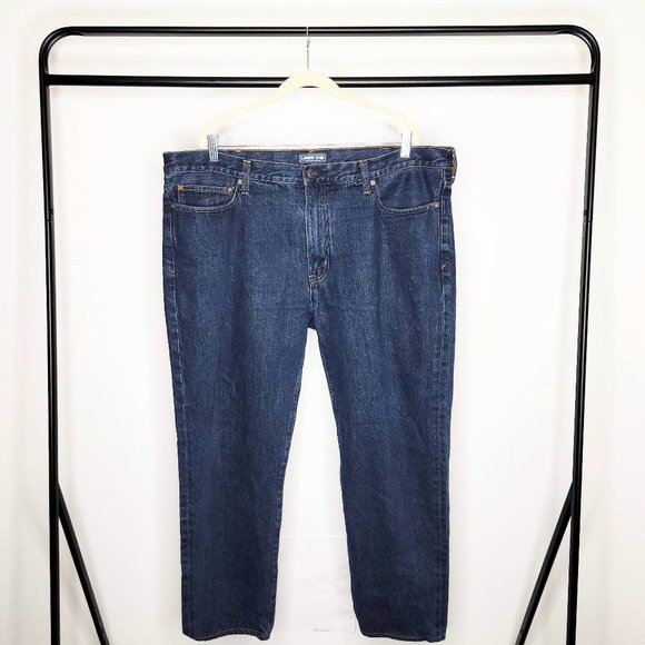 Lands' End Other - 🔥Host Pick🔥Lands' End Men's Square Rigor Traditional Fit Dark Wash Jeans SZ 42
